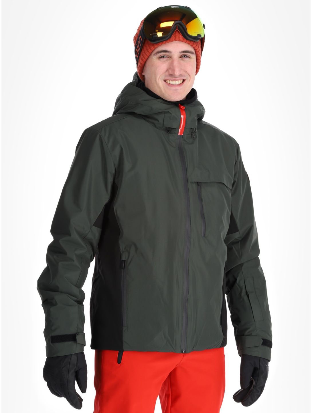 Icepeak, Easton veste de ski hommes Dark Olive vert 