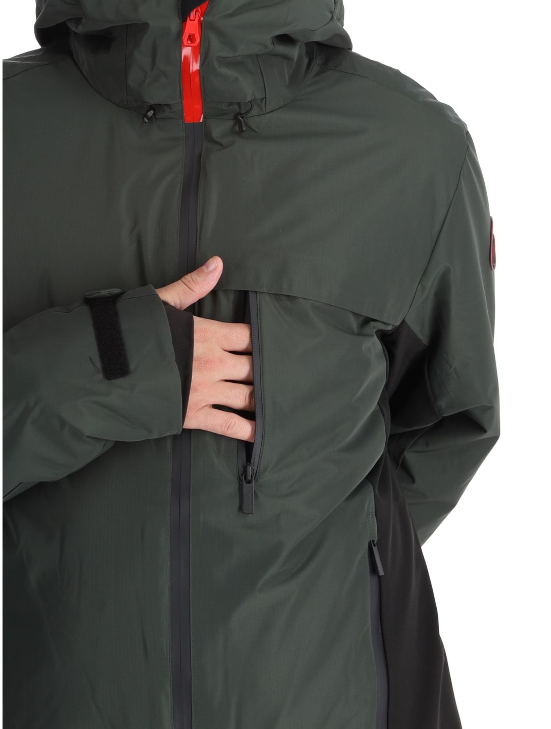 Icepeak, Easton veste de ski hommes Dark Olive vert 