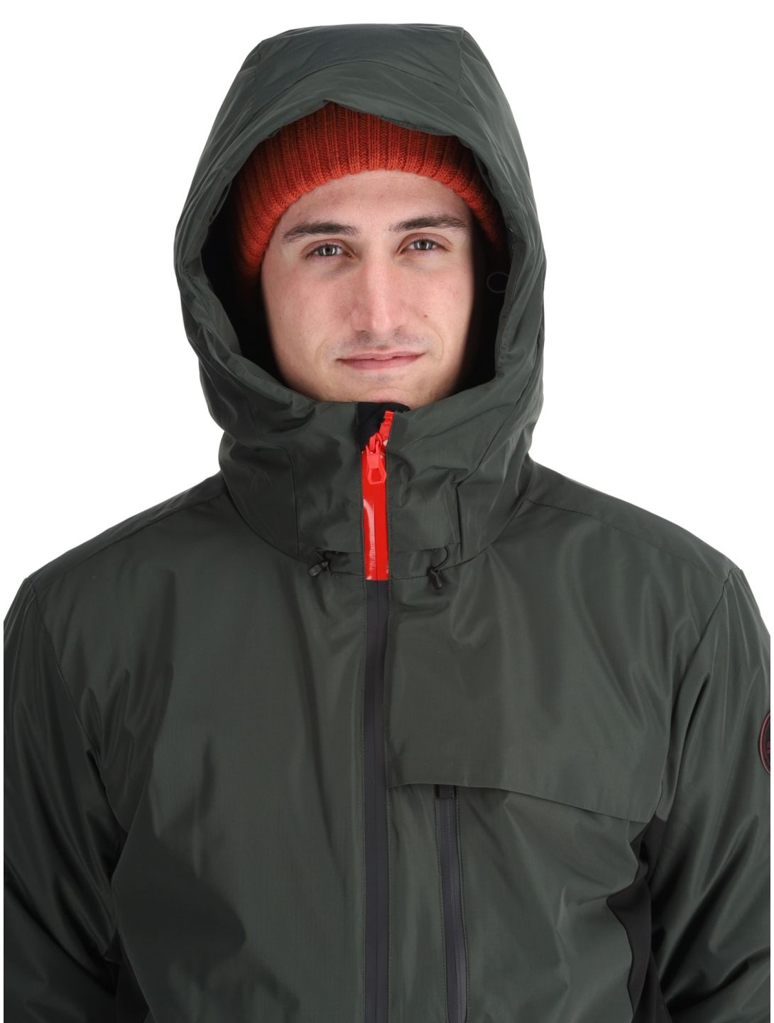 Icepeak, Easton veste de ski hommes Dark Olive vert 