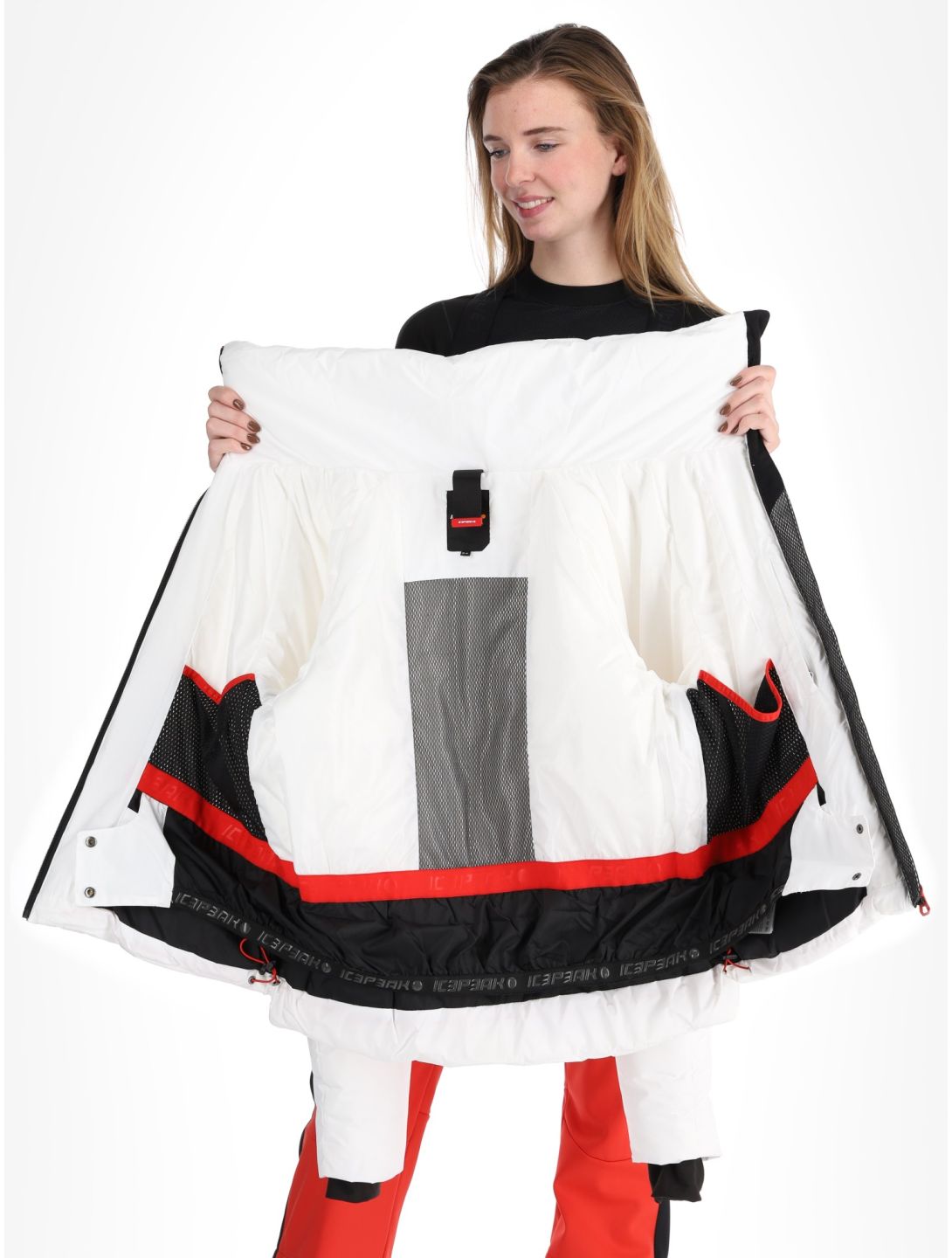 Icepeak, Eastport veste de ski femmes Optic White blanc 