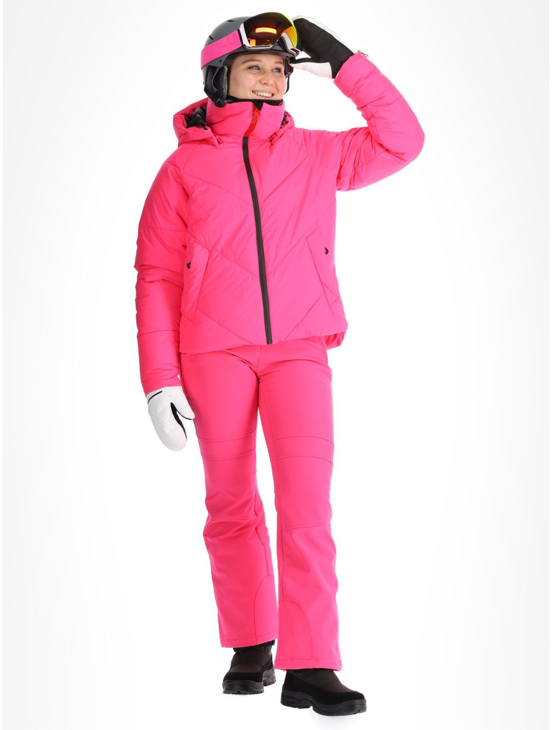 Icepeak, Eastport veste de ski femmes Raspberry rouge 