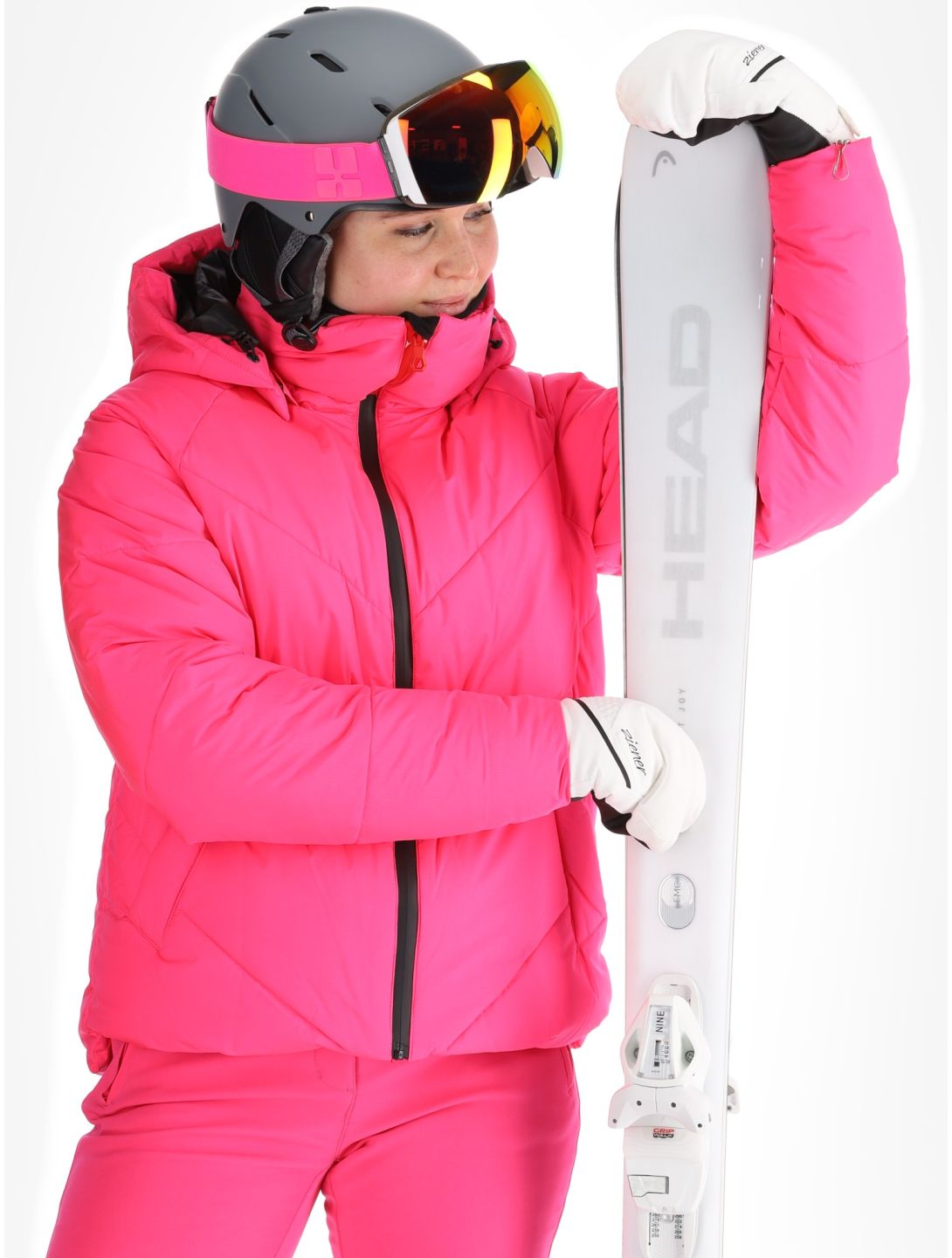 Icepeak, Eastport veste de ski femmes Raspberry rouge 