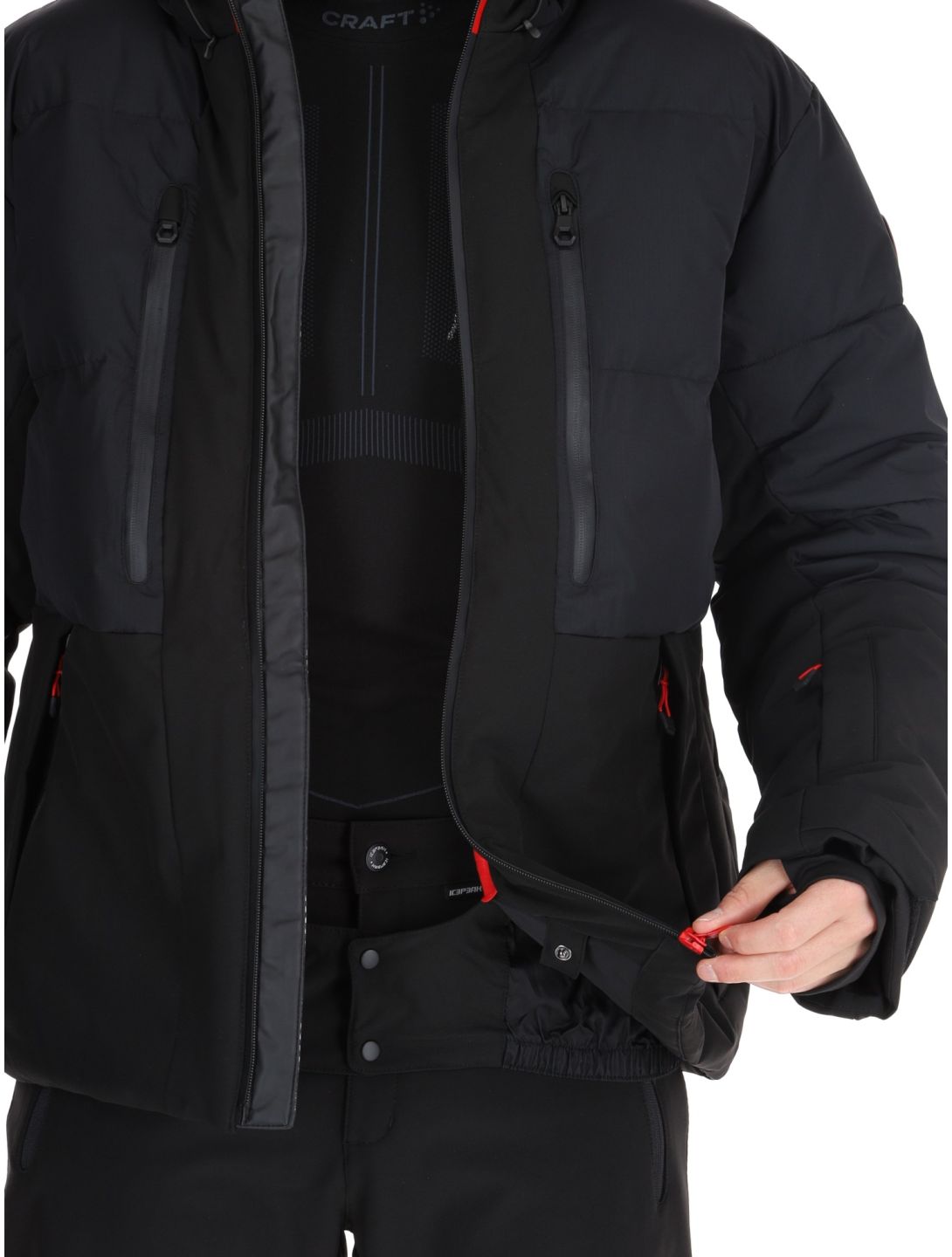 Icepeak, Edgerton veste de ski hommes Black noir 