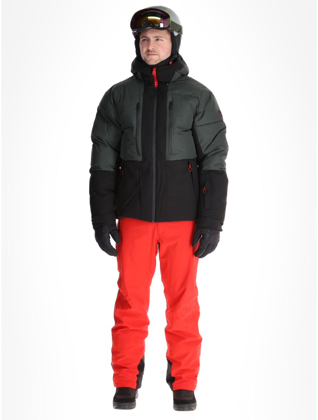 Icepeak, Edgerton veste de ski hommes Dark Olive vert 