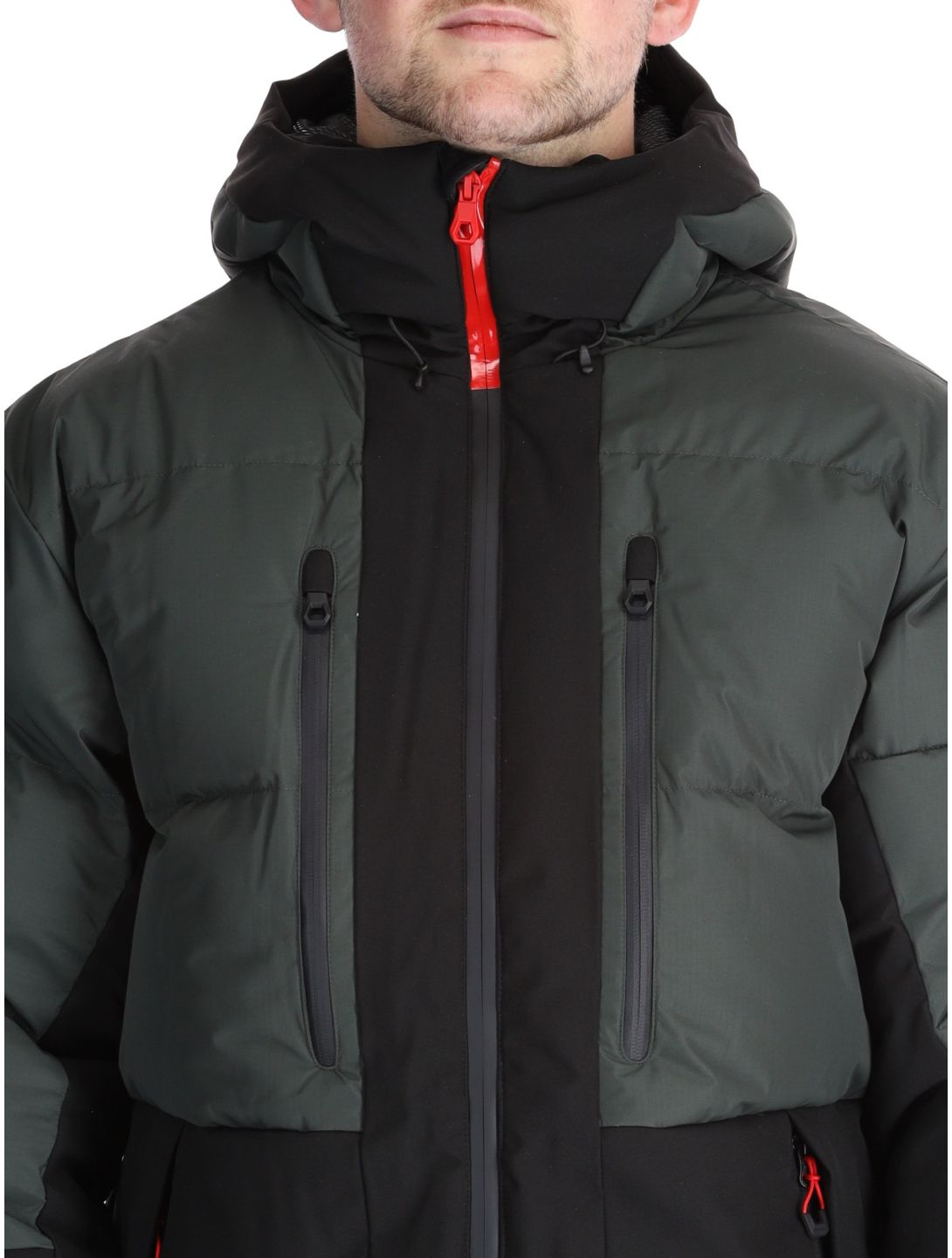 Icepeak, Edgerton veste de ski hommes Dark Olive vert 