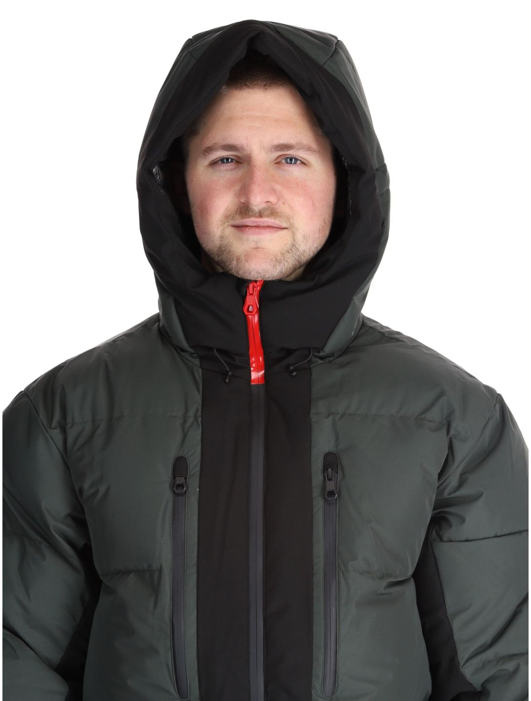 Icepeak, Edgerton veste de ski hommes Dark Olive vert 