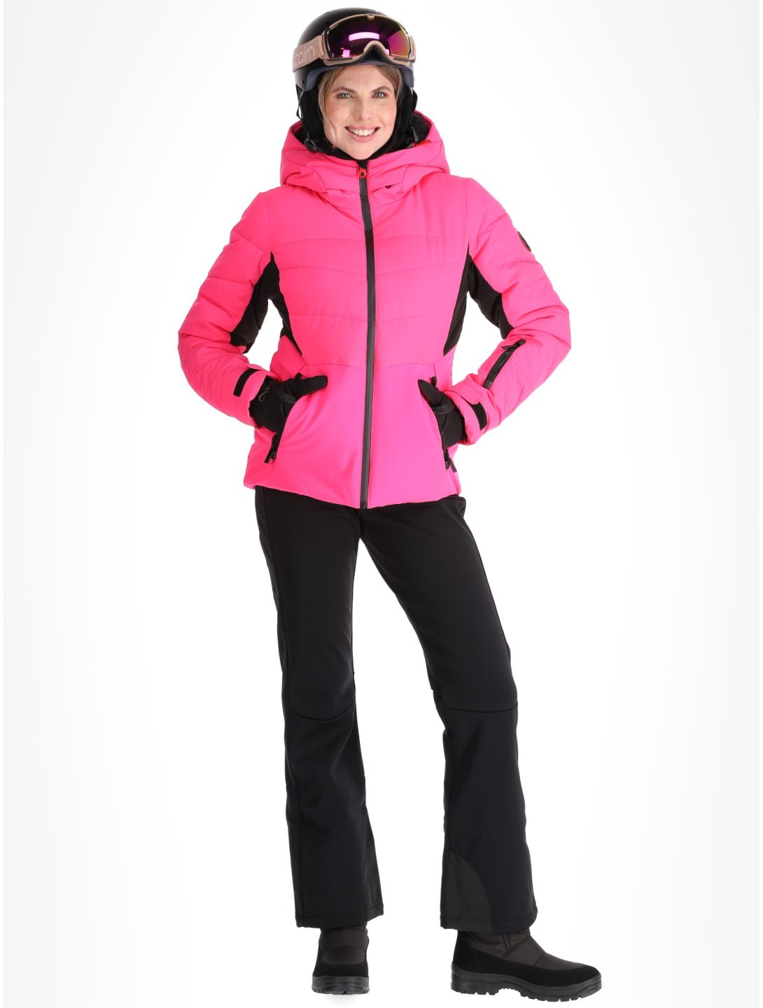 Icepeak, Electra veste de ski femmes Raspberry rouge 