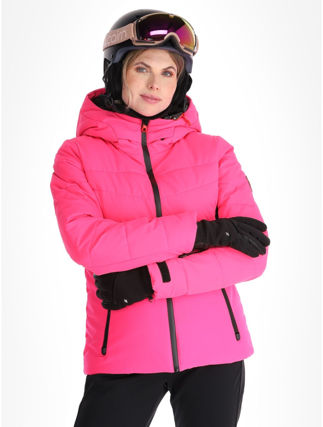 Icepeak, Electra veste de ski femmes Raspberry rouge 