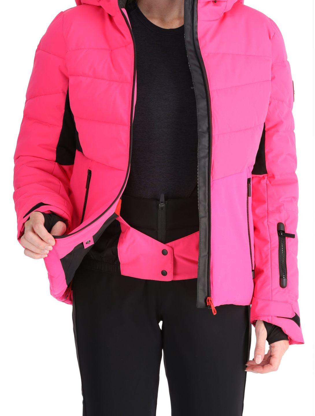 Icepeak, Electra veste de ski femmes Raspberry rouge 