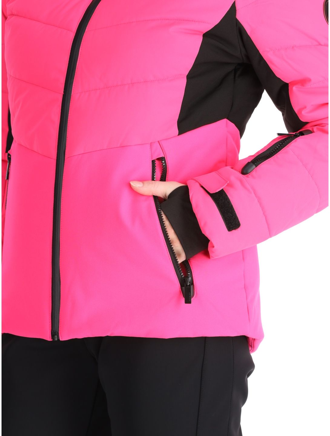 Icepeak, Electra veste de ski femmes Raspberry rouge 