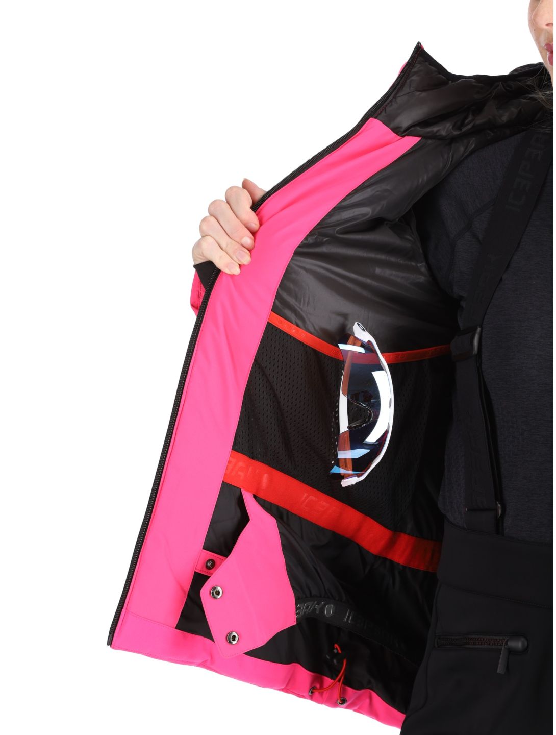 Icepeak, Electra veste de ski femmes Raspberry rouge 