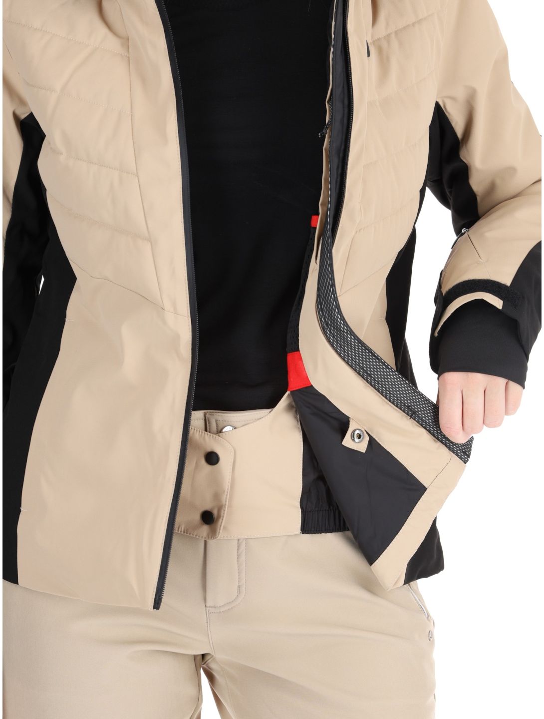 Icepeak, Eleele veste de ski femmes Beige beige 