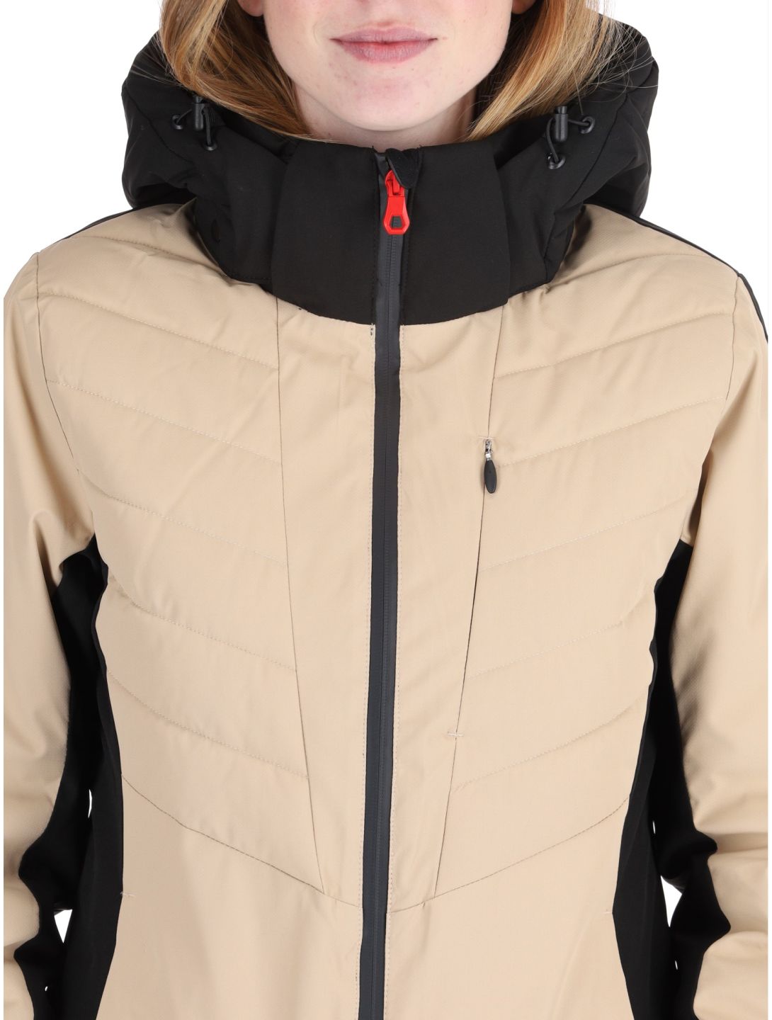 Icepeak, Eleele veste de ski femmes Beige beige 