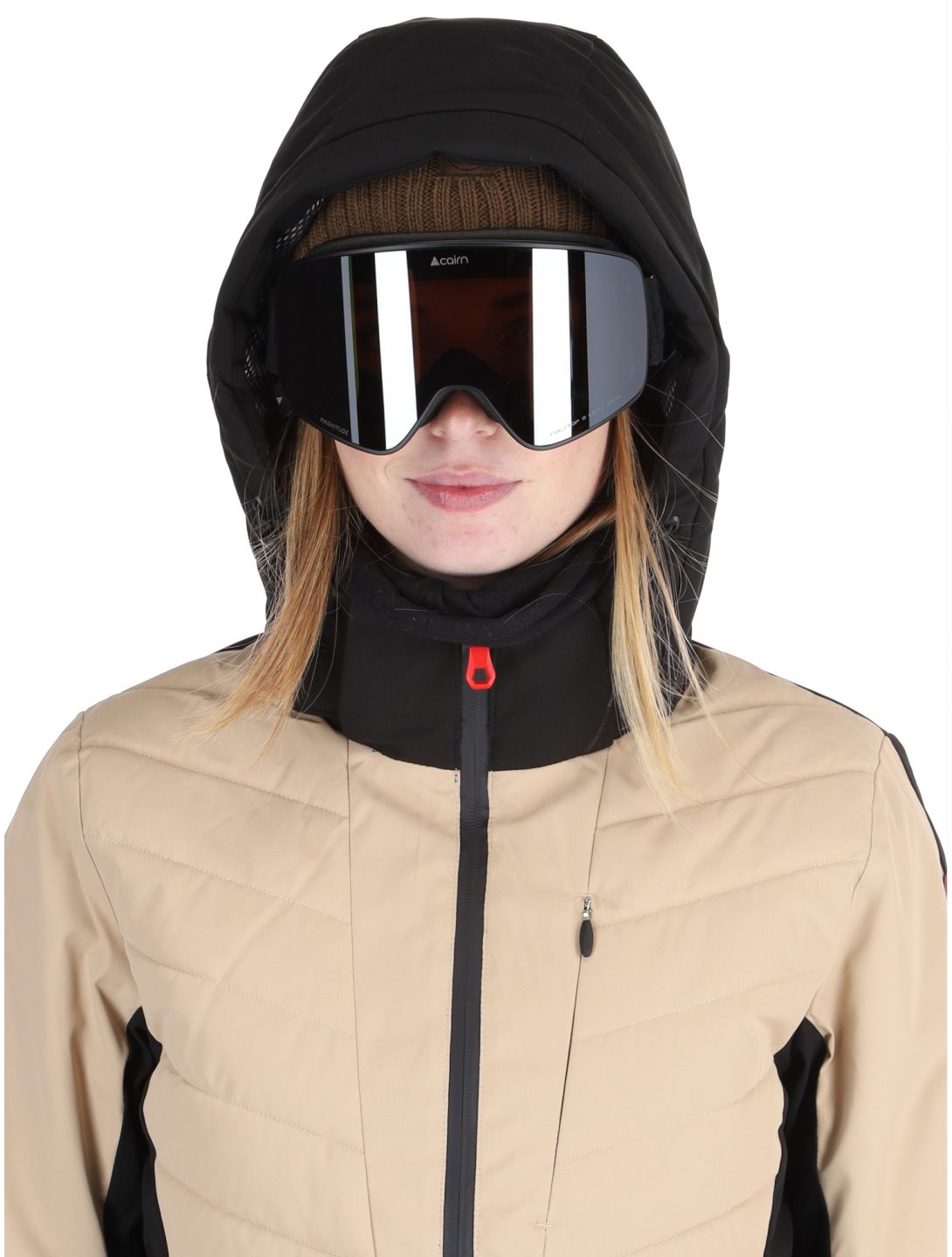 Icepeak, Eleele veste de ski femmes Beige beige 