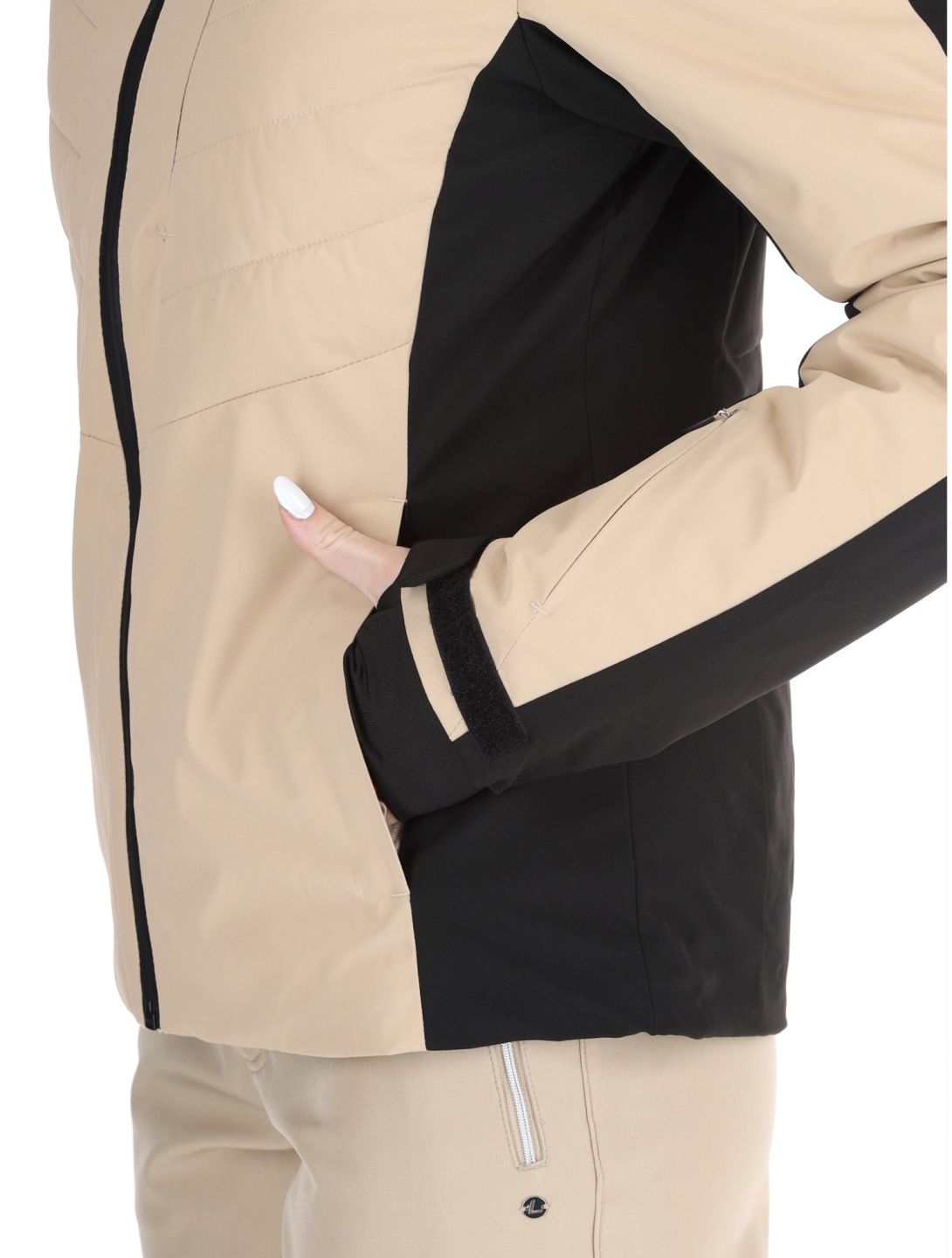 Icepeak, Eleele veste de ski femmes Beige beige 