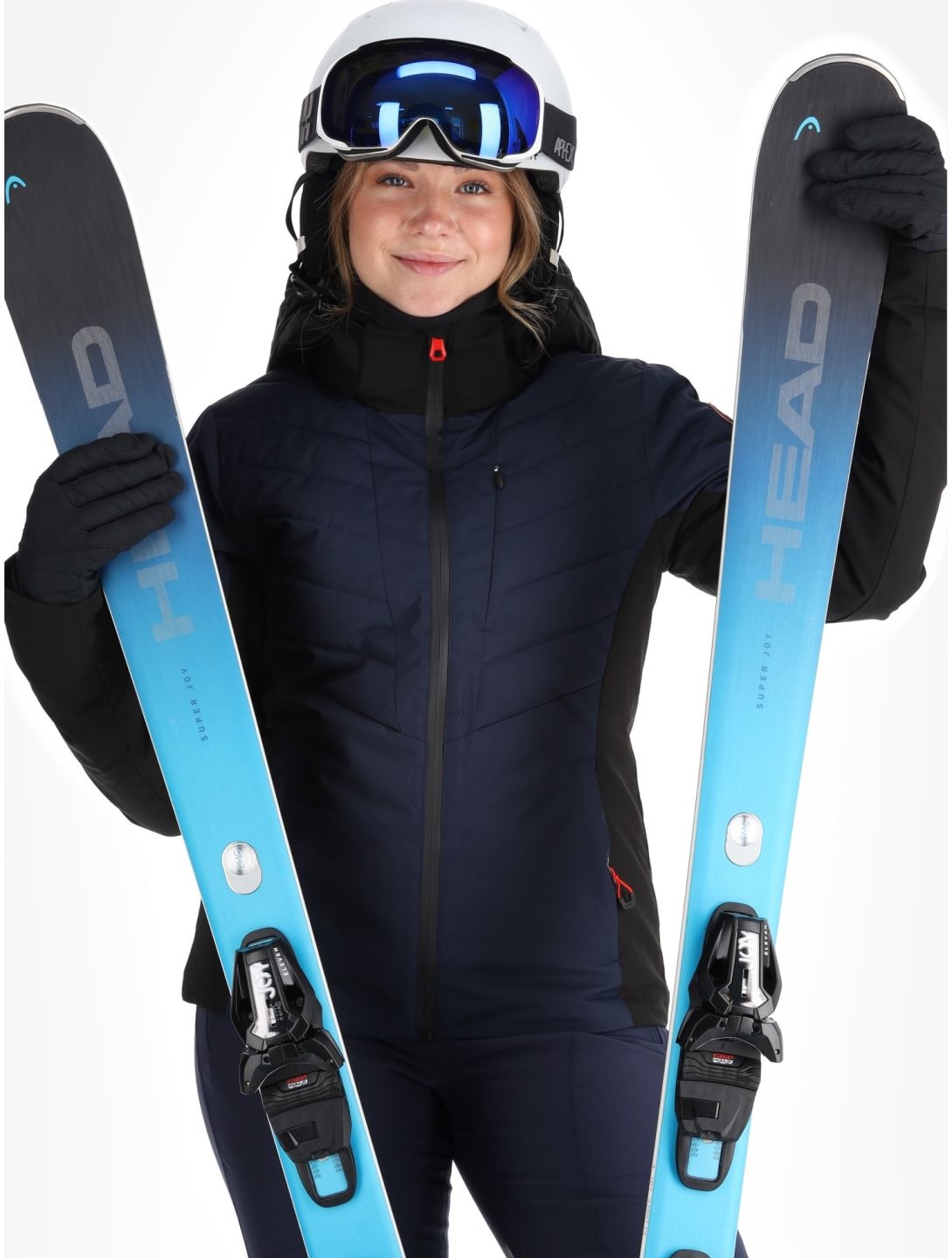 Icepeak, Eleele veste de ski femmes Dark Blue bleu 