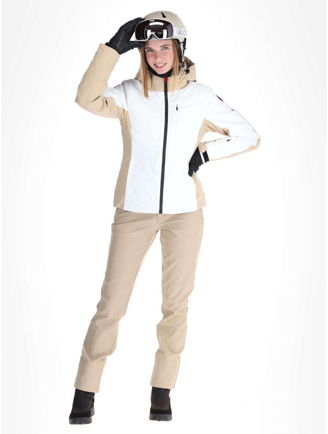 Icepeak, Eleele veste de ski femmes Optic White blanc 