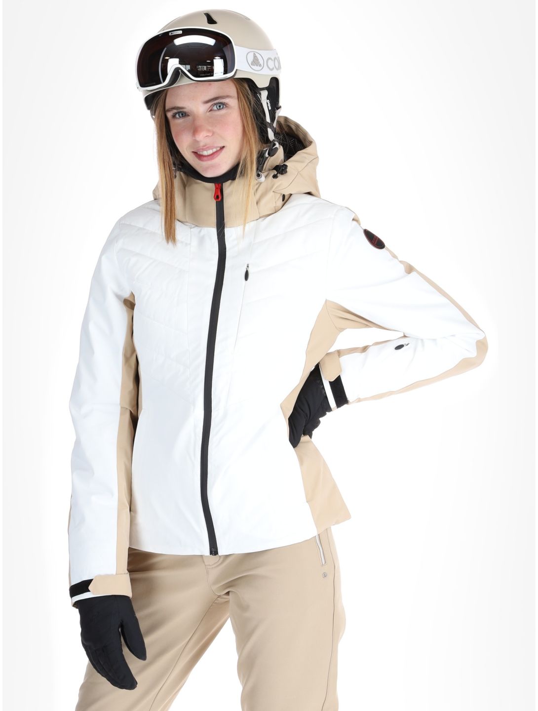 Icepeak, Eleele veste de ski femmes Optic White blanc 