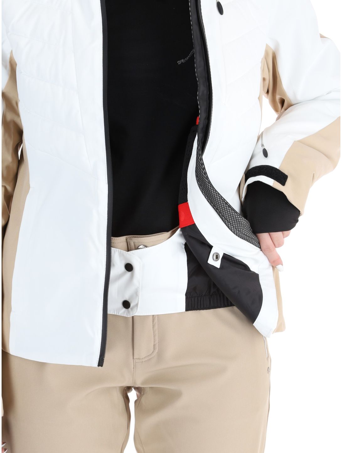 Icepeak, Eleele veste de ski femmes Optic White blanc 