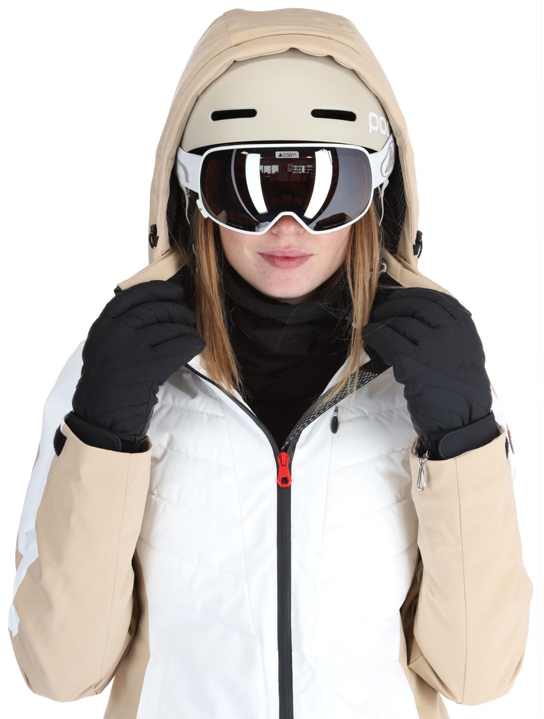 Icepeak, Eleele veste de ski femmes Optic White blanc 