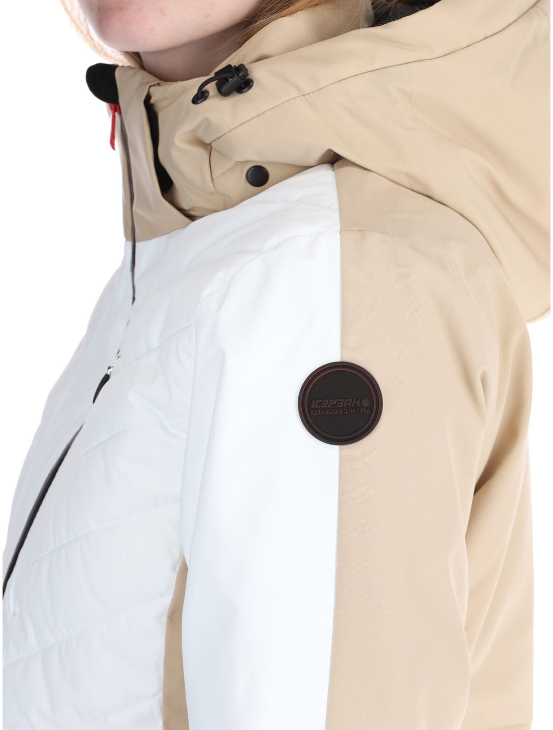 Icepeak, Eleele veste de ski femmes Optic White blanc 