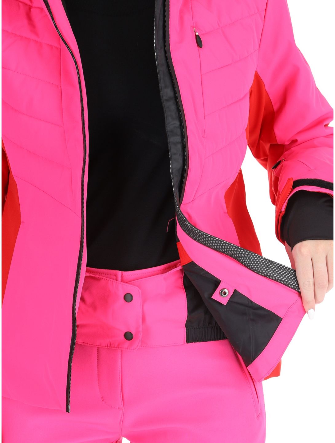 Icepeak, Eleele veste de ski femmes Raspberry rouge 