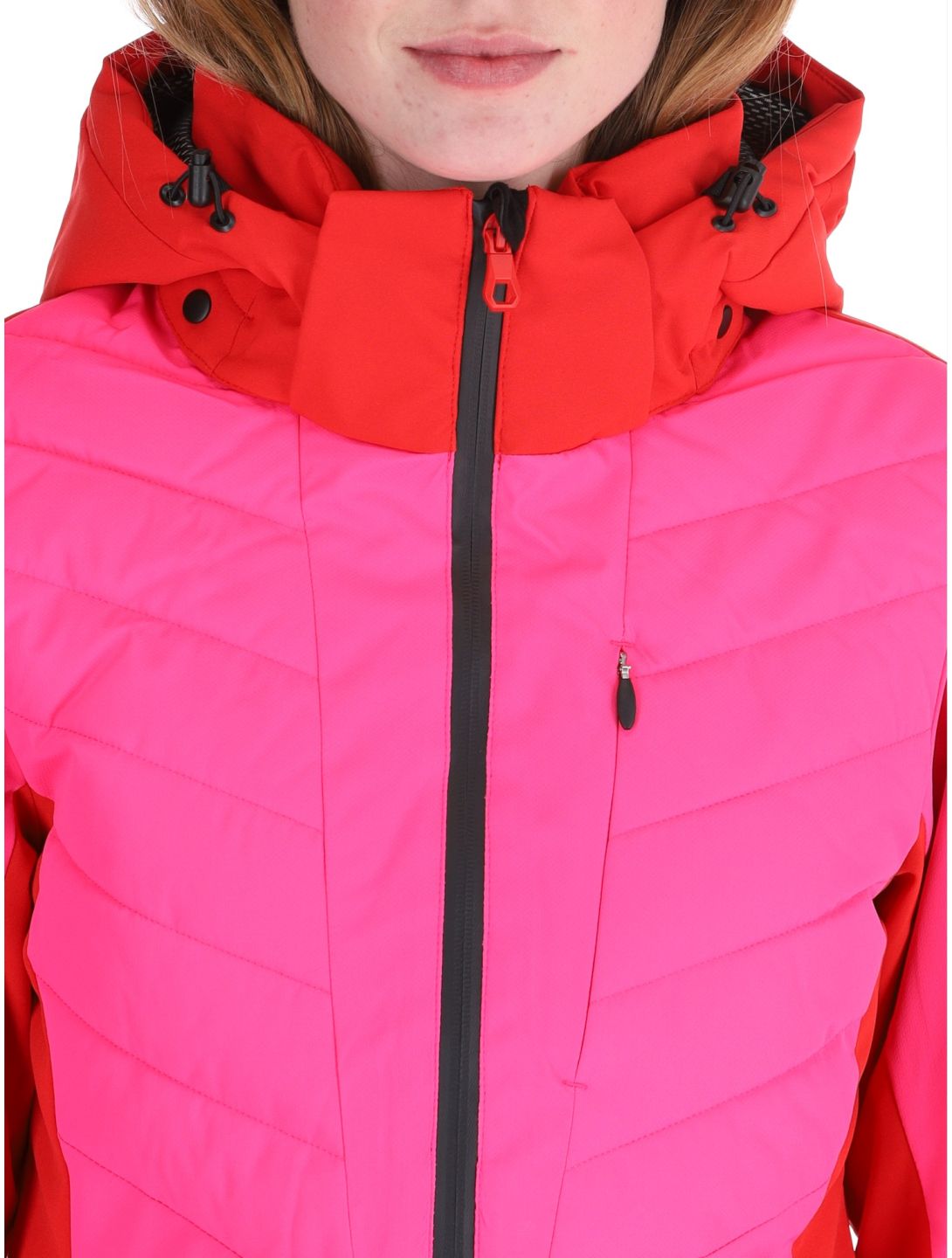 Icepeak, Eleele veste de ski femmes Raspberry rouge 