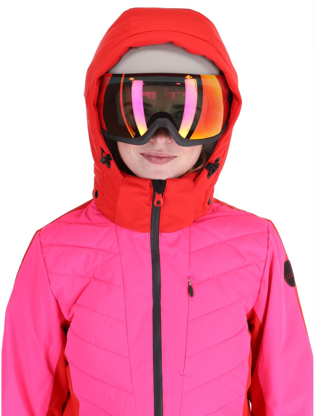 Icepeak, Eleele veste de ski femmes Raspberry rouge 