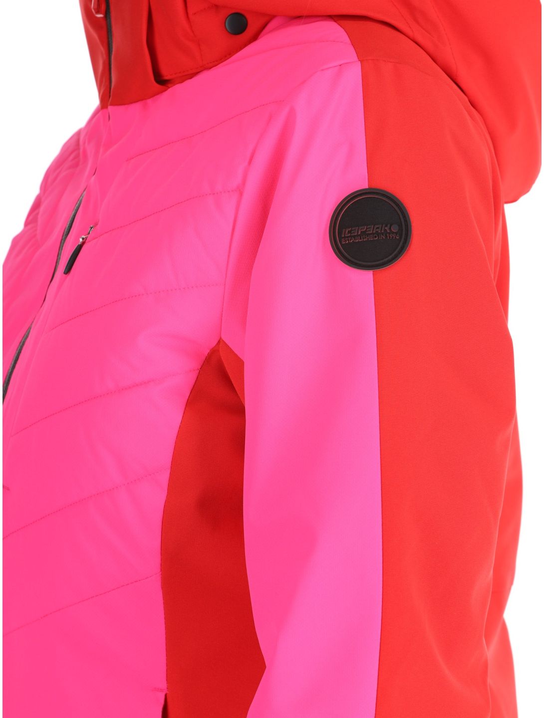 Icepeak, Eleele veste de ski femmes Raspberry rouge 