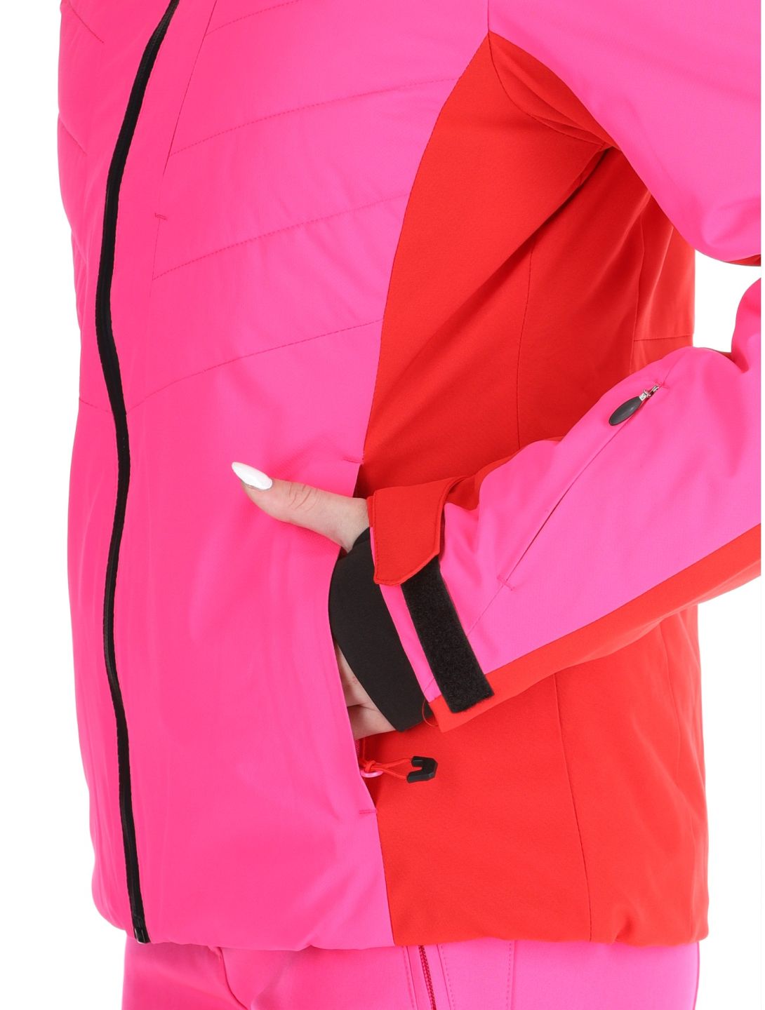 Icepeak, Eleele veste de ski femmes Raspberry rouge 