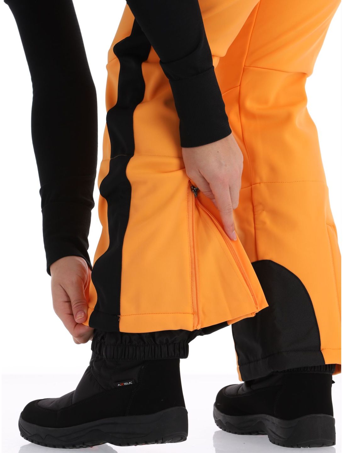 Icepeak, Ellsworth pantalon de ski en softshell femmes Abricot orange 