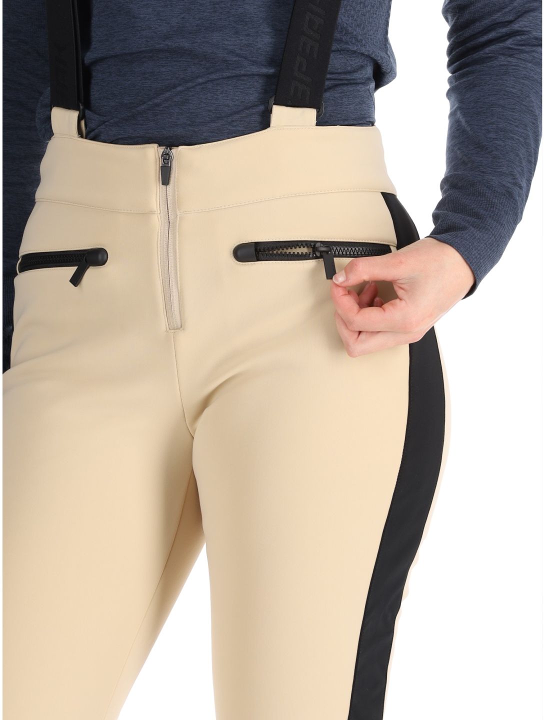 Icepeak, Ellsworth pantalon de ski en softshell femmes Beige beige 