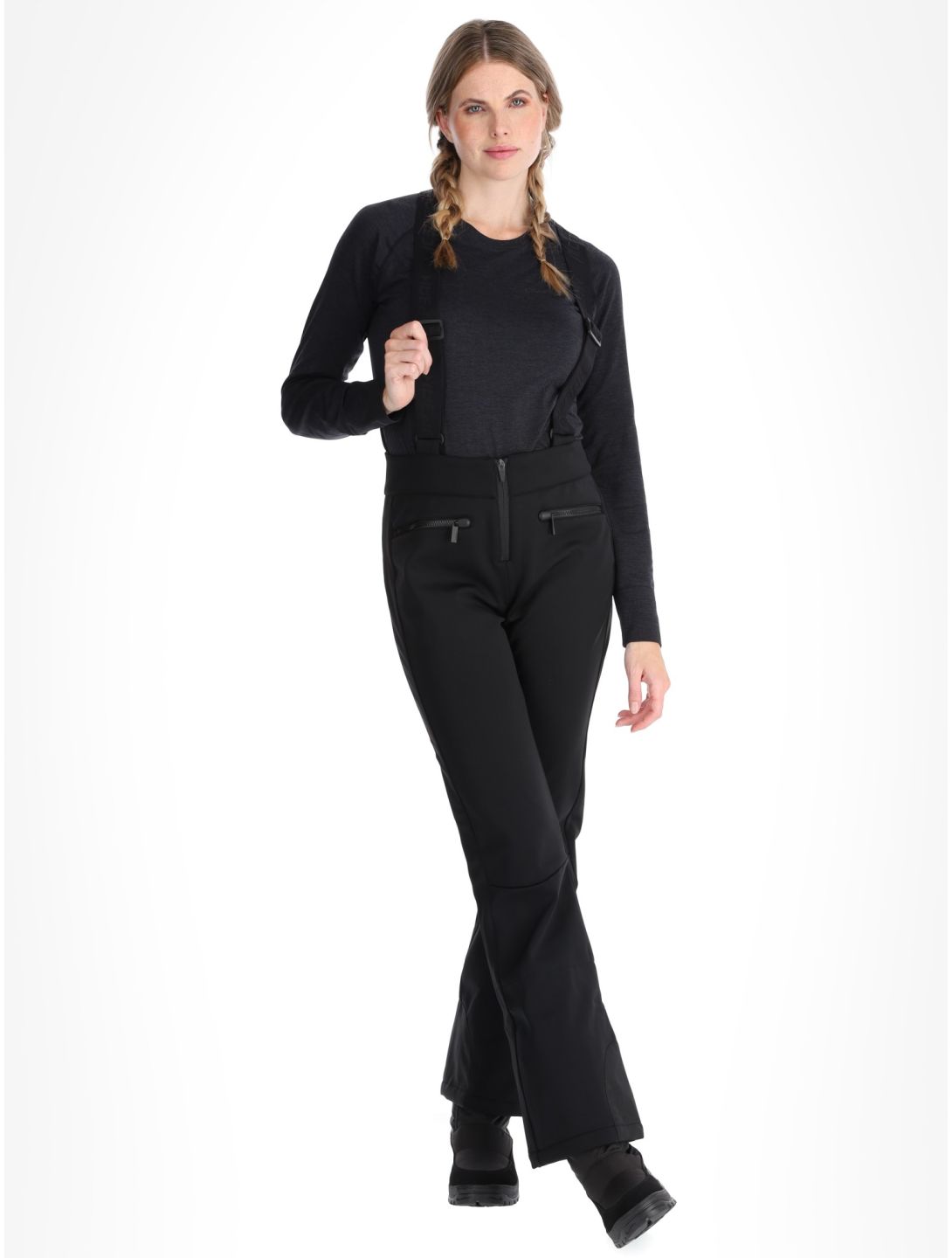 Icepeak, Ellsworth pantalon de ski en softshell femmes Black noir 