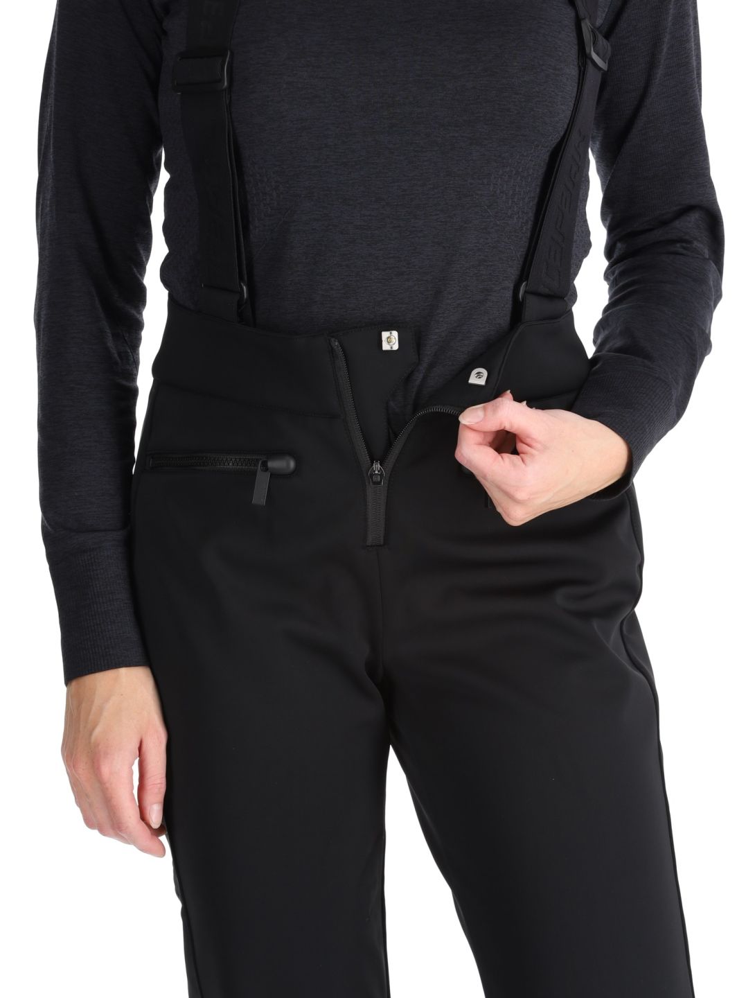 Icepeak, Ellsworth pantalon de ski en softshell femmes Black noir 