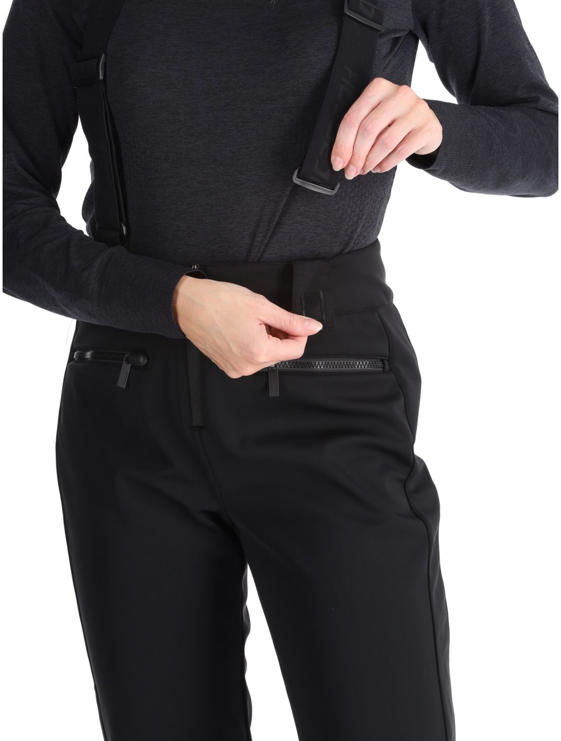 Icepeak, Ellsworth pantalon de ski en softshell femmes Black noir 