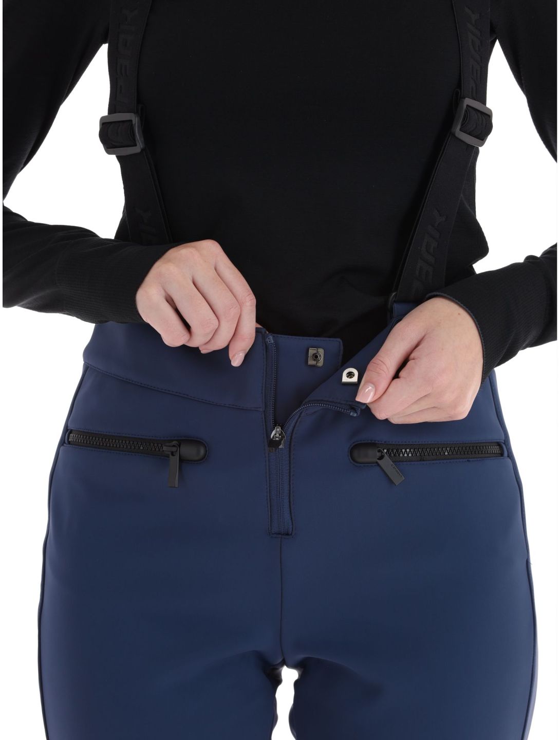 Icepeak, Ellsworth pantalon de ski en softshell femmes Dark Blue bleu 