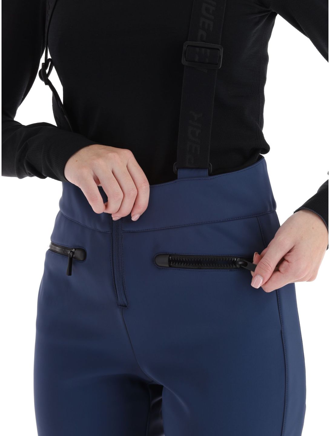 Icepeak, Ellsworth pantalon de ski en softshell femmes Dark Blue bleu 