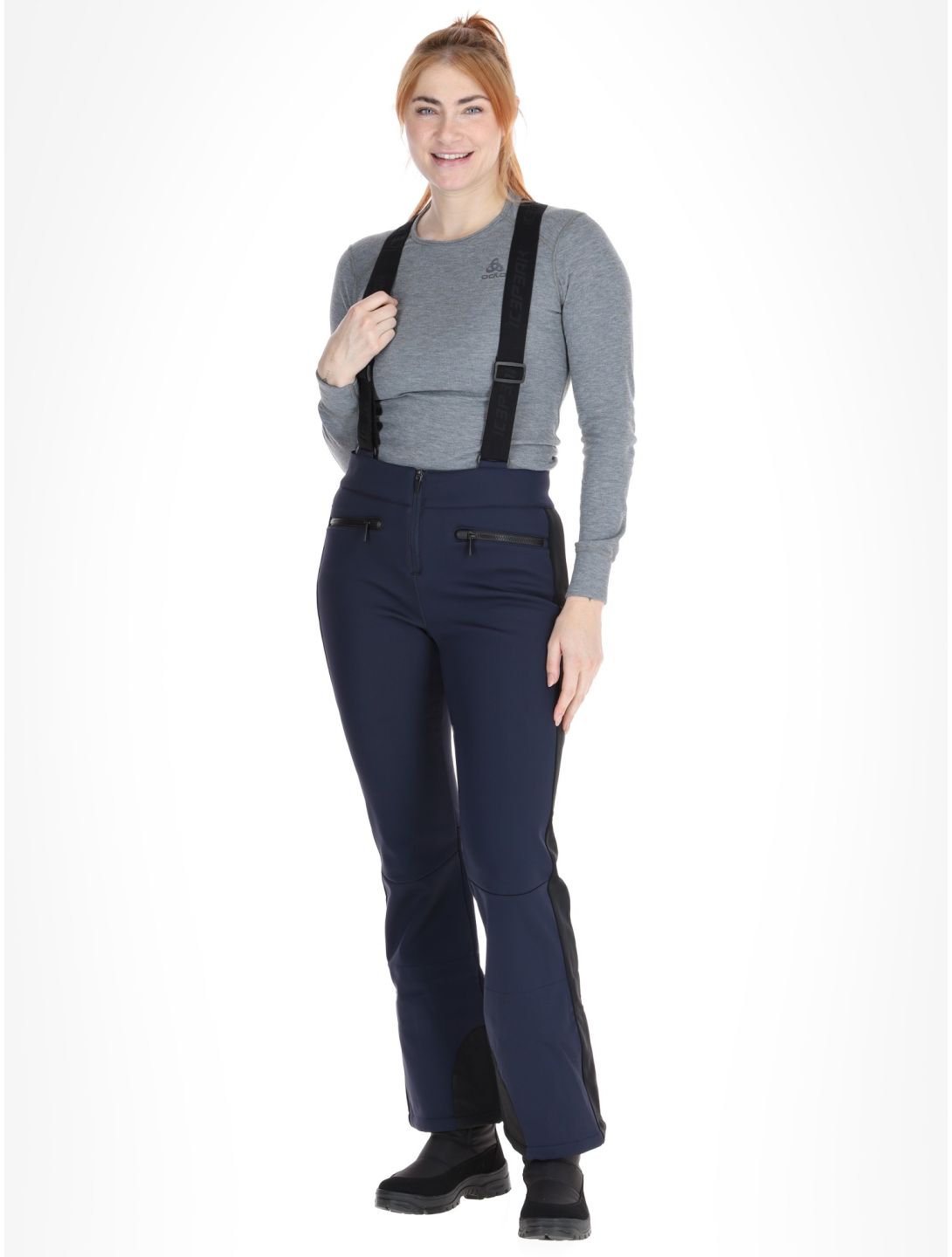 Icepeak, Ellsworth pantalon de ski en softshell femmes Dark Blue bleu 