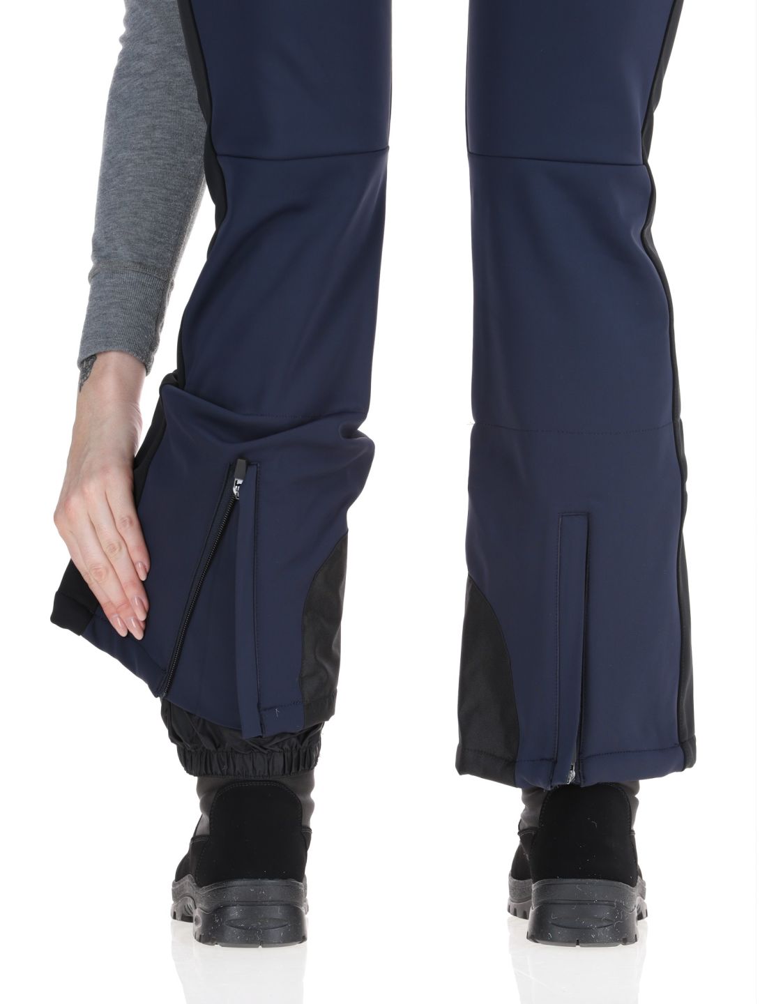 Icepeak, Ellsworth pantalon de ski en softshell femmes Dark Blue bleu 