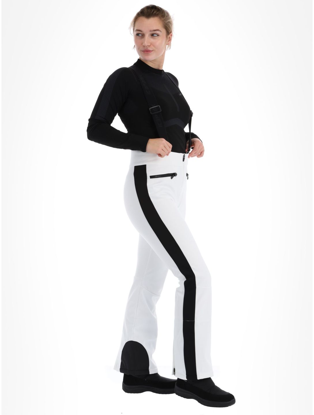 Icepeak, Ellsworth pantalon de ski en softshell femmes Optic White blanc 