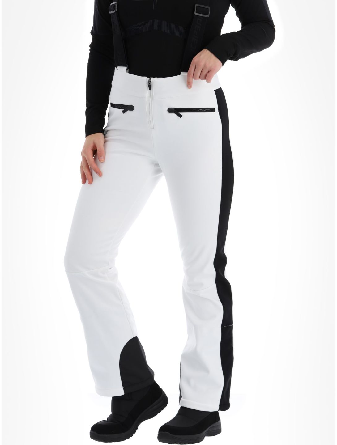 Icepeak, Ellsworth pantalon de ski en softshell femmes Optic White blanc 