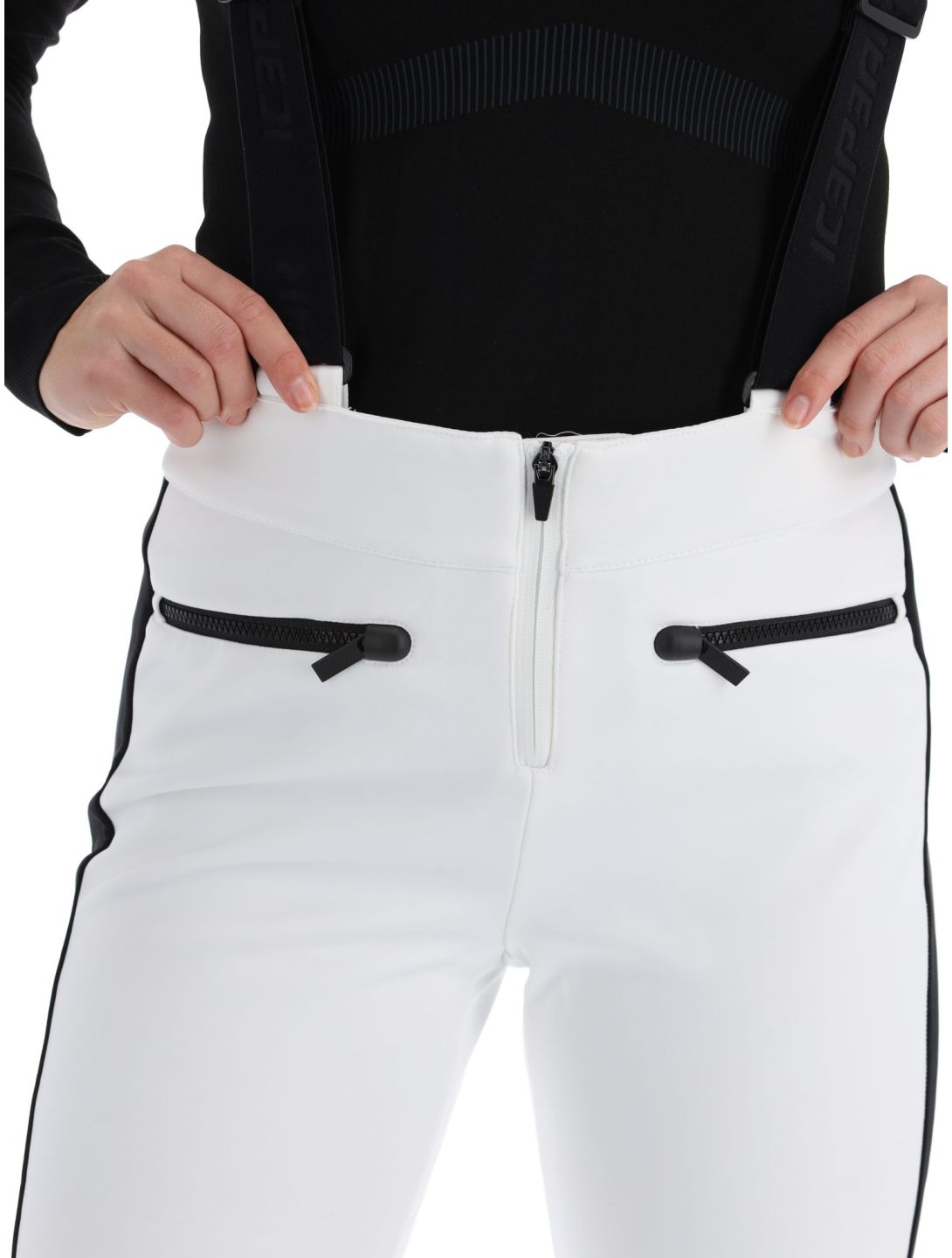 Icepeak, Ellsworth pantalon de ski en softshell femmes Optic White blanc 