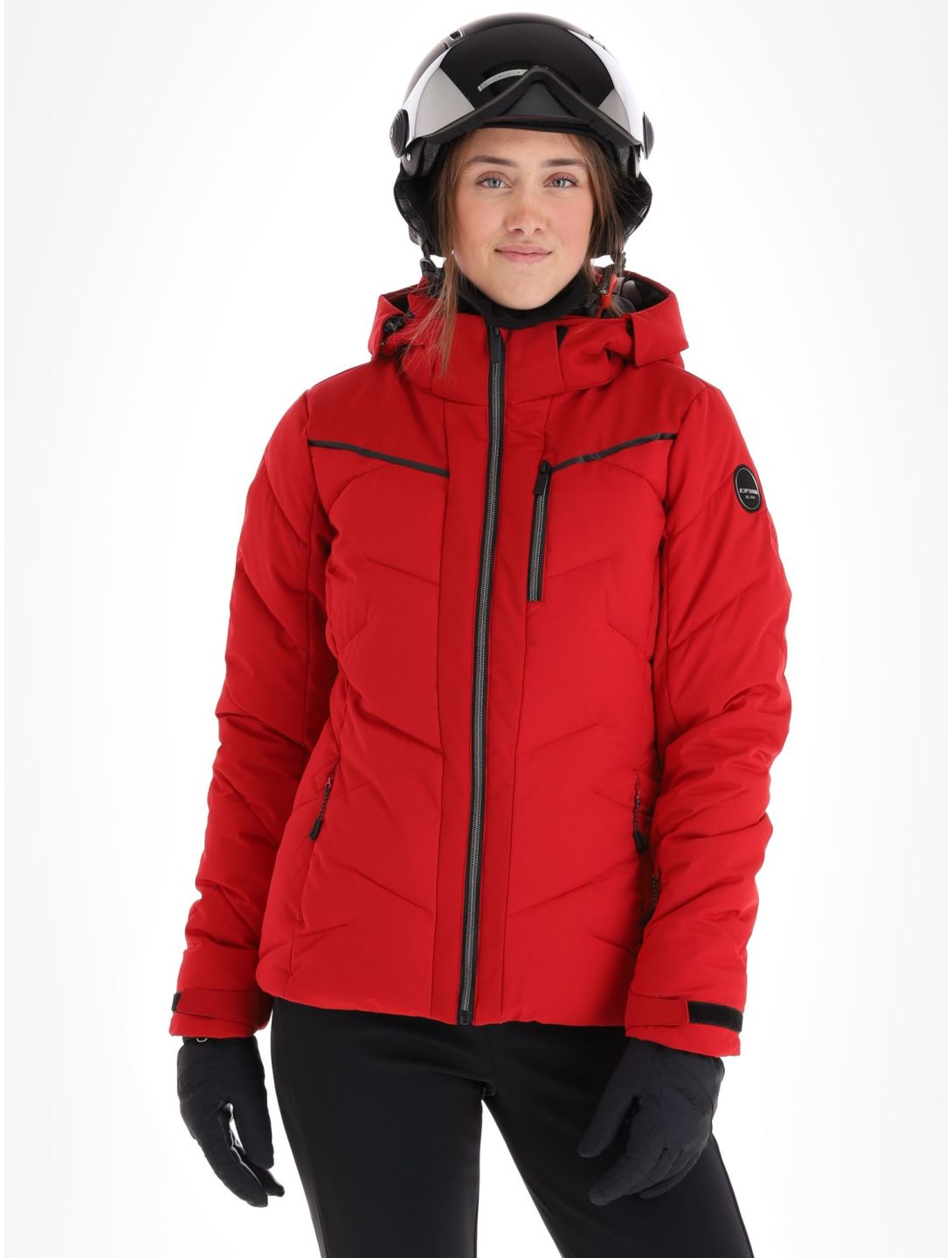 Icepeak, Elsa veste de ski femmes Burgundy bordeaux 