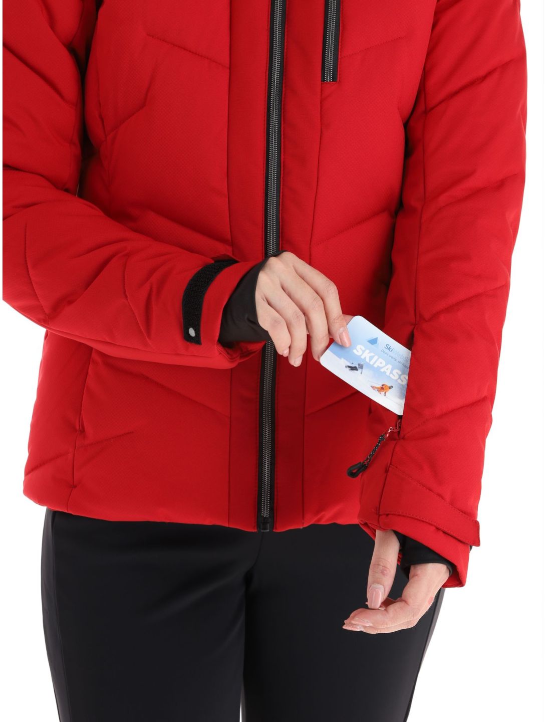 Icepeak, Elsa veste de ski femmes Burgundy bordeaux 