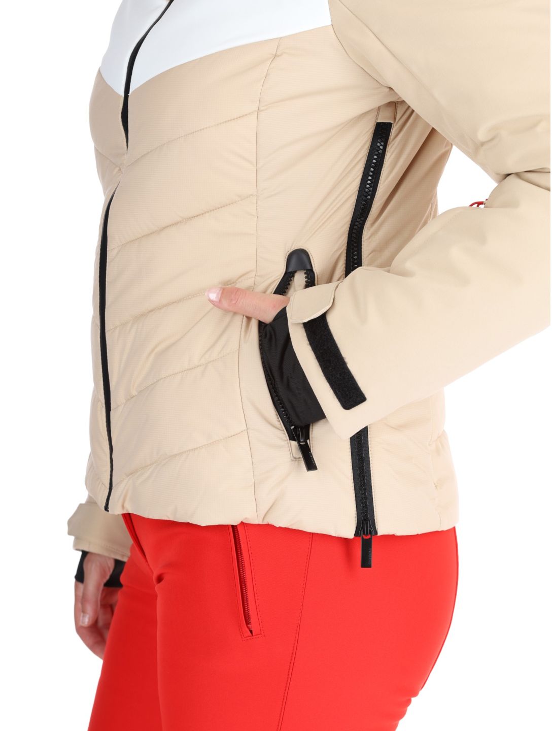 Icepeak, Elsah veste de ski femmes Beige beige 