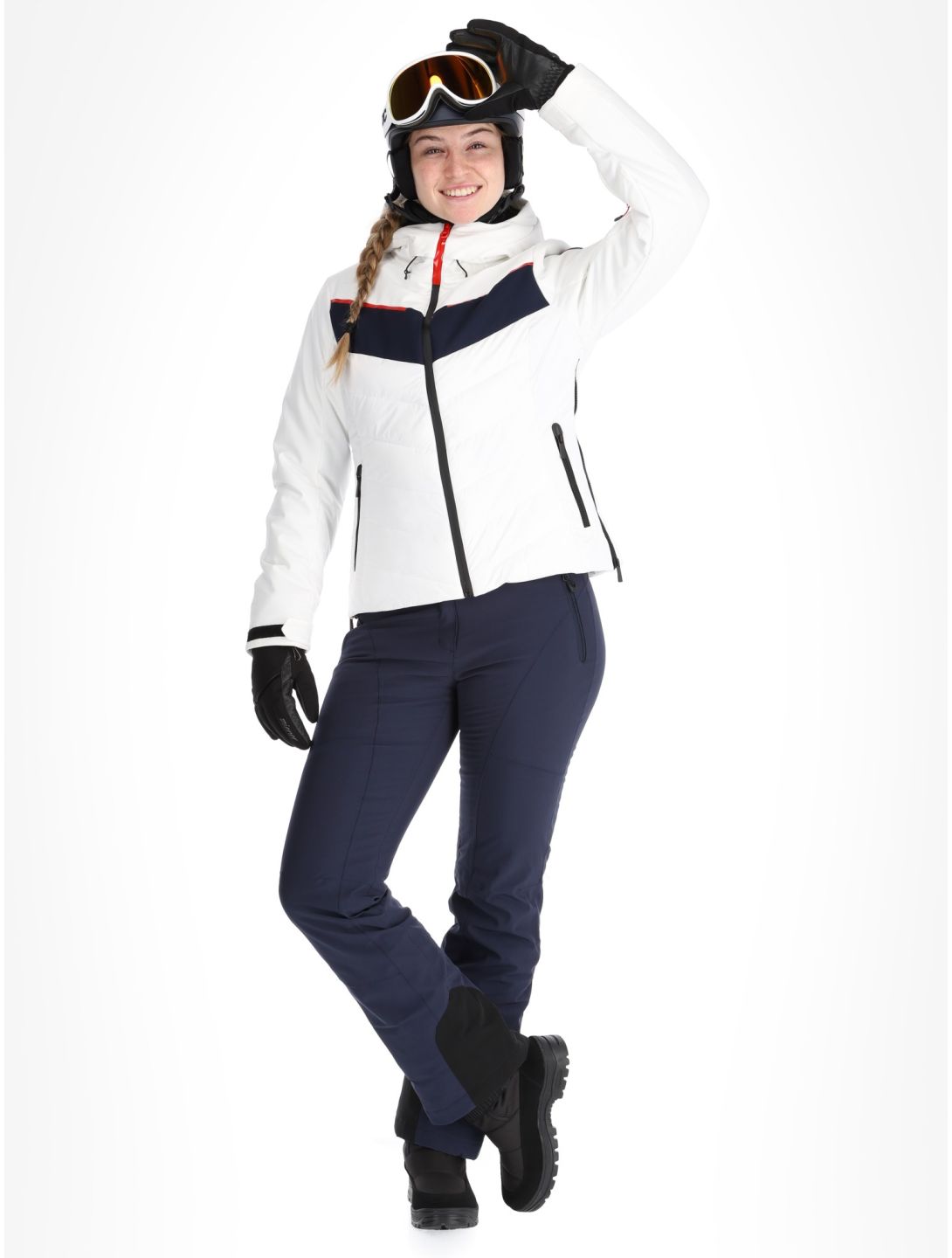 Icepeak, Elsah veste de ski femmes Optic White blanc 