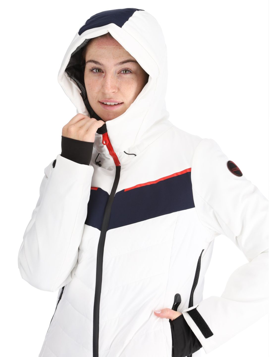 Icepeak, Elsah veste de ski femmes Optic White blanc 