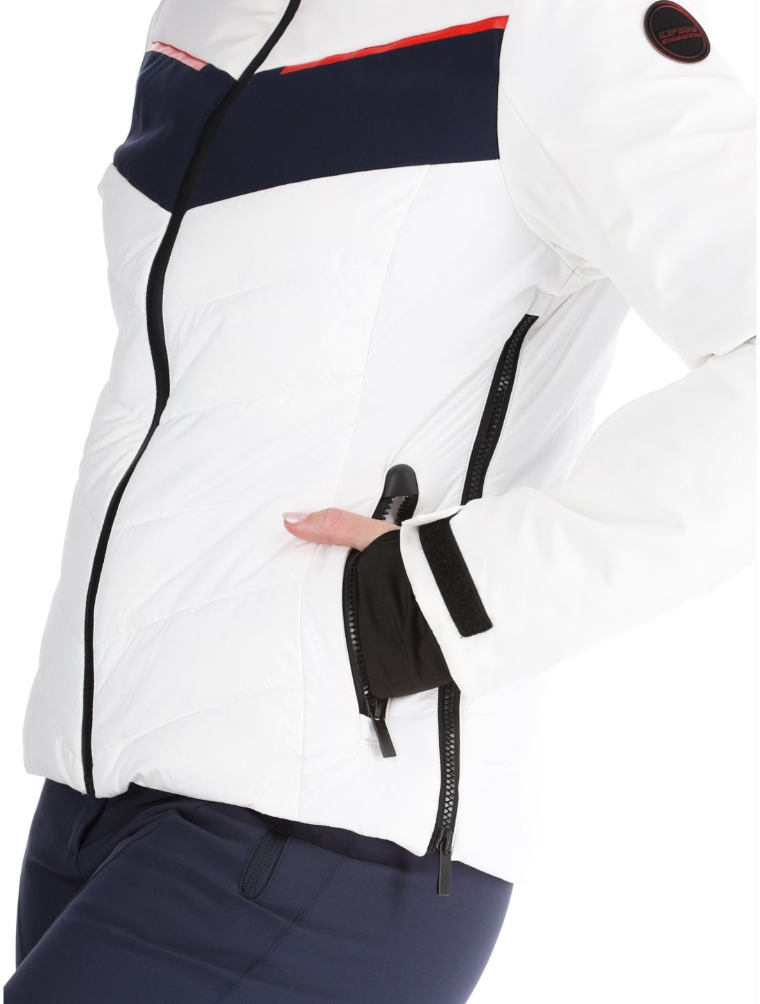 Icepeak, Elsah veste de ski femmes Optic White blanc 