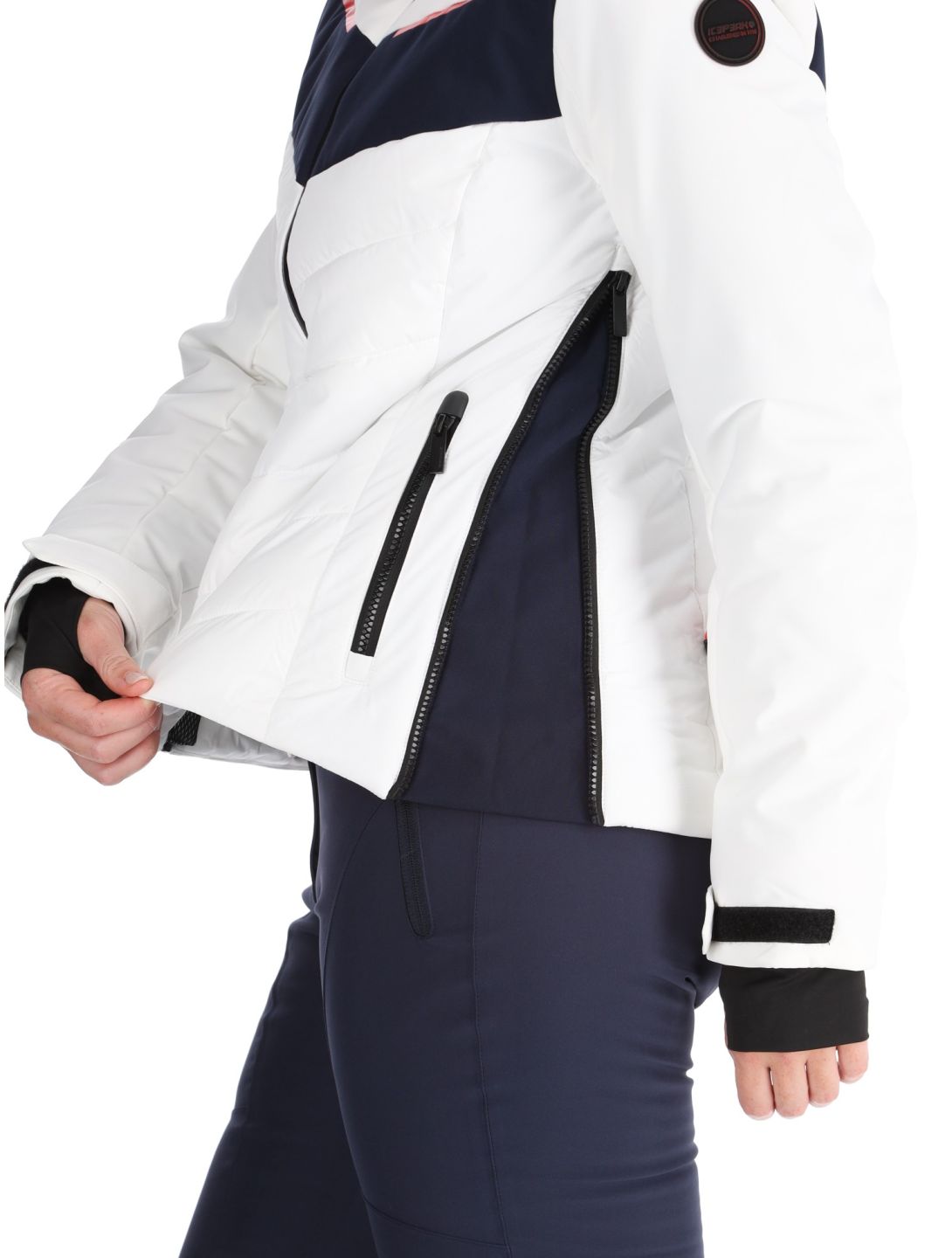 Icepeak, Elsah veste de ski femmes Optic White blanc 