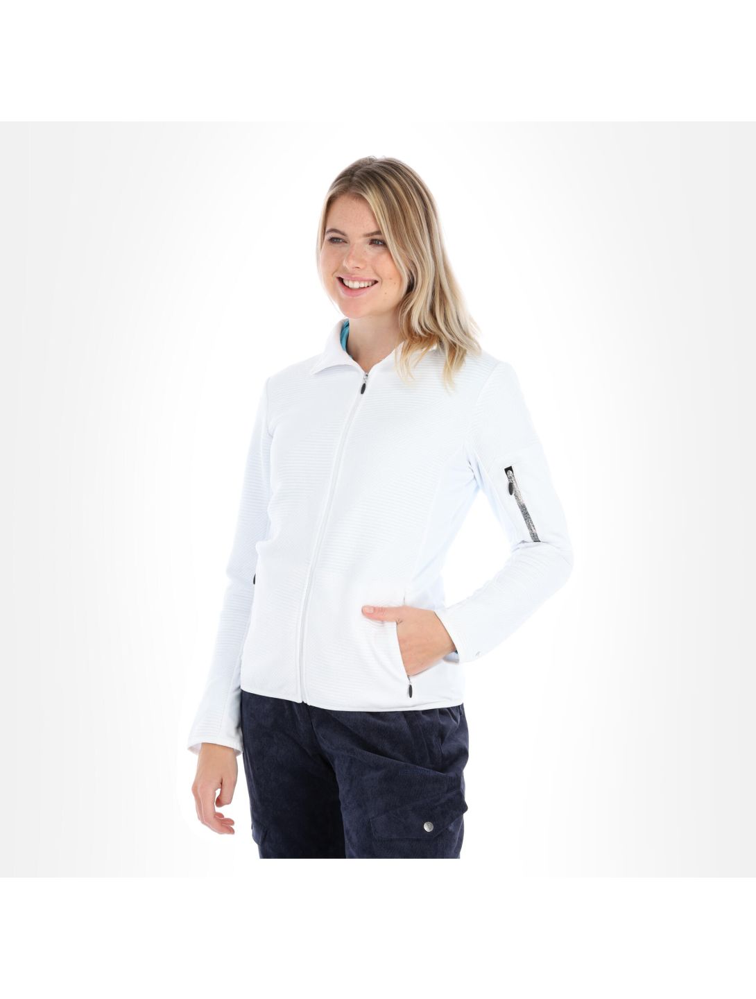 Icepeak, Emery gilet slim fit femmes optical blanc 